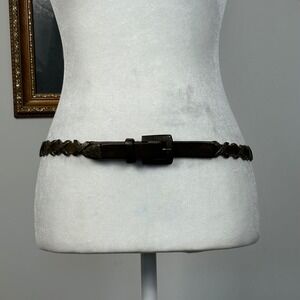 Suzi Roher Brown‎ Stretch Belt Metal X Details - SIZE Medium Plus